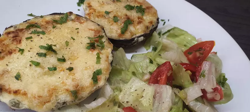 Portobello gomba sajttal töltve című cikk borítóképe