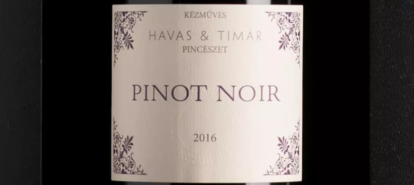 Havas &amp; Tímár Pincészet: Pinot Noir 2016 című cikk borítóképe