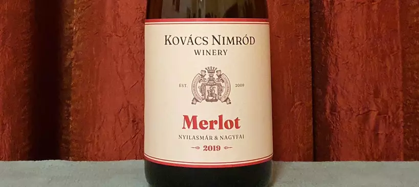 Kovács Nimród Borászat: Merlot 2019 című cikk borítóképe