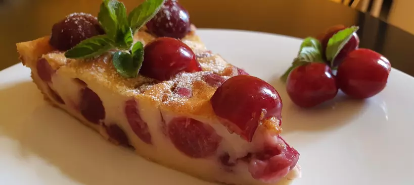 Cseresznyés clafoutis című cikk borítóképe