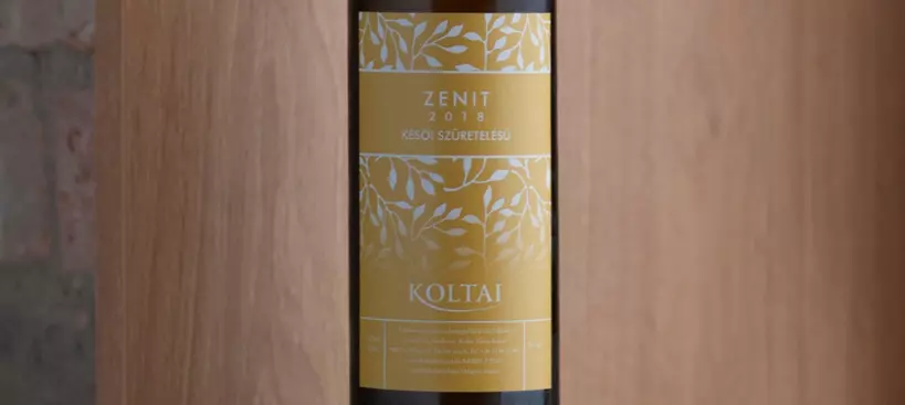 Koltai Pincészet: Zenit 2018 (késői szüretelésű) című cikk borítóképe