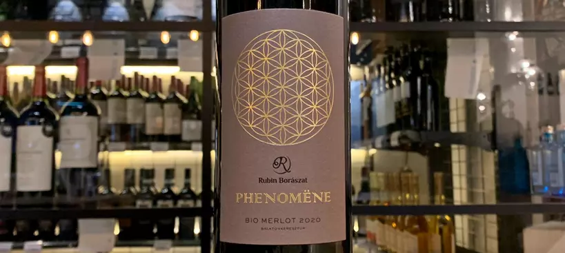 Rubin Borászat: Phenomëne Merlot BIO 2020 című cikk borítóképe