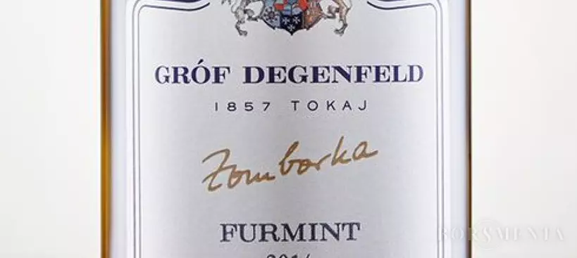 Gróf Degenfeld Szőlőbirtok: Zomborka Furmint 2014 című cikk borítóképe