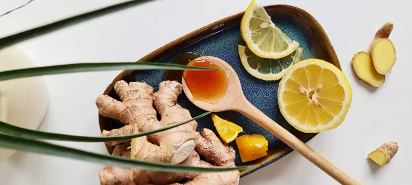 Immunerősítő gyömbérital című cikk borítóképe