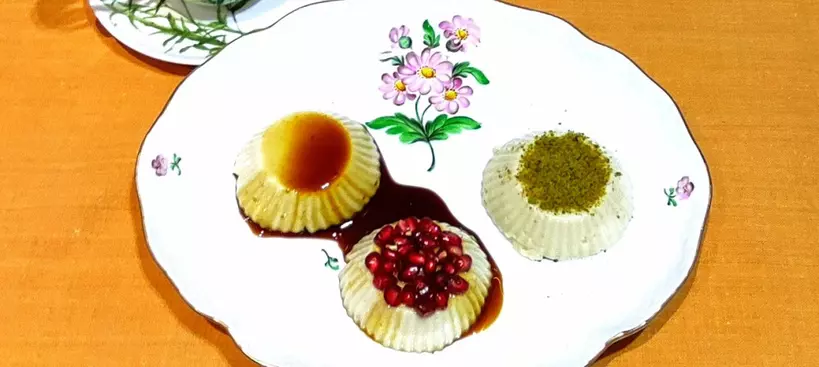 Szezámmagkrémes édesség – tahinli muhallebi című cikk borítóképe